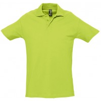 POLO PIQUÉ M/M 3 BOT SPRING VERDE MAÇÃ 